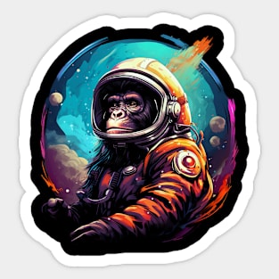 space monkey Sticker